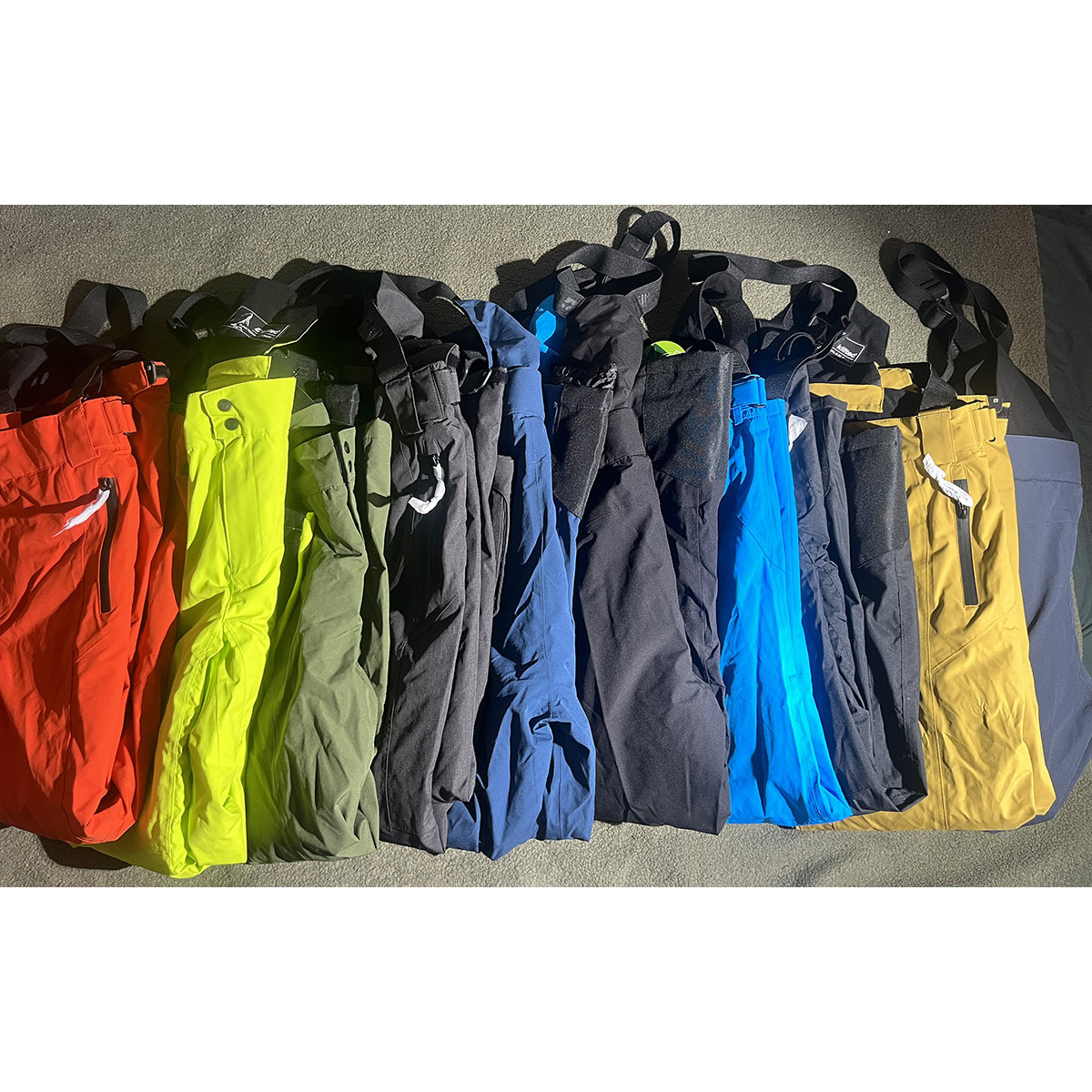 冬款男防风防水滑雪裤保暖可拆卸