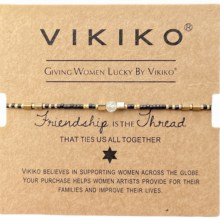 VIKIKO上岸智慧天然葡萄石小仙女星座学生小众小手链个性简约ins