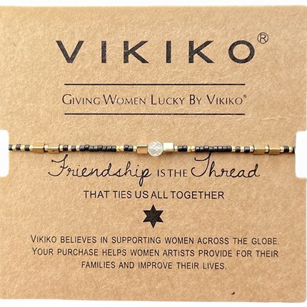 VIKIKO上岸智慧天然葡萄石小仙女星座学生小众小手链个性简约ins