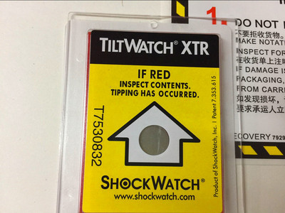 Tiltwatch防倾斜防震动物流