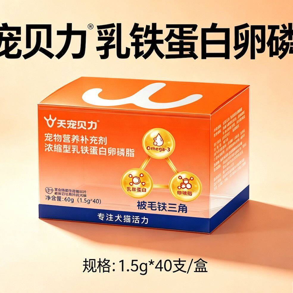 天宠贝力浓缩型乳铁蛋白卵磷脂