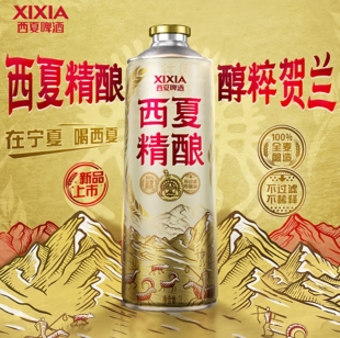 嘉士伯旗下宁夏西夏啤酒X5夺命大红瓶600ml*12瓶整箱装小麦酿造