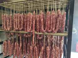 湖南宁乡特产腊香肠柴火烟熏腊肠原味猪肉肠腊肉肠包邮