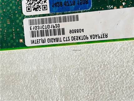 intel 千兆单口网卡 E1G31CT RJ45 台式机 Pciex1 82574L 9301CT