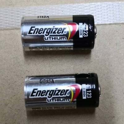 美国劲量Energize 123 3v 锂电池相机仪器夜视仪手电筒CR123A 3v