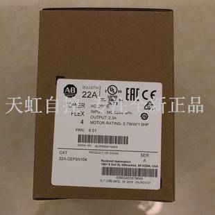 罗克韦尔处理器 全新 22AD1P4N104 变频器 D1P4N104 正品 22A