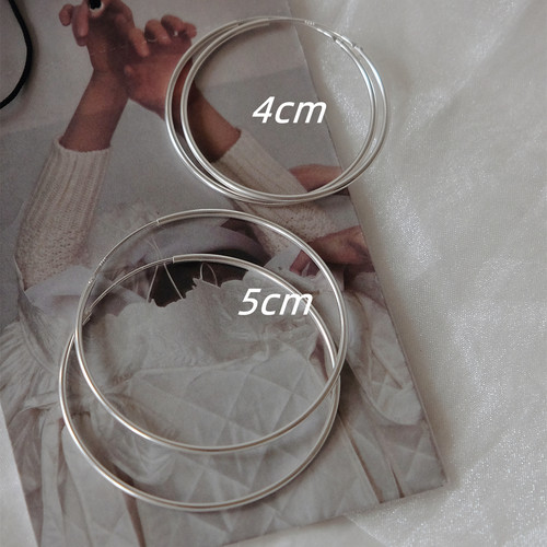 梵树For handmade-《佩洛斯》S925日常/旅行 细圈大耳环