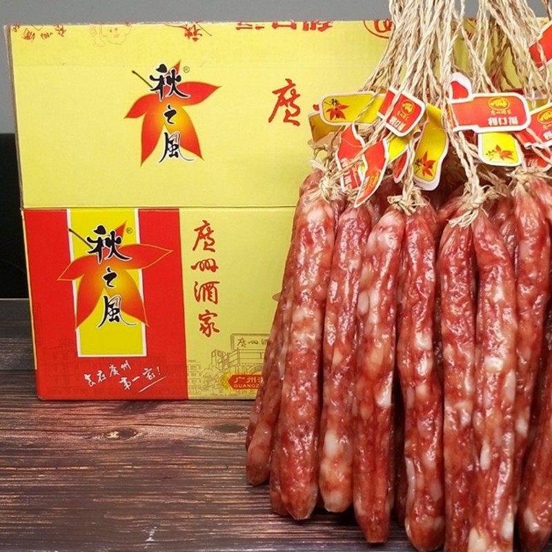 广州酒家秋之风如意有绳散装腊肠1kg广式甜香肠广东特产腊味年货,粮油调味/速食/干货/烘焙,香肠/腊肠/烤肠,淘宝优惠券,粉丝福利购,淘宝优惠卷