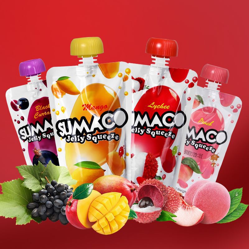 SUMACO素玛哥马来西亚芒果可吸果冻小零食进口瓶装黑加仑 零食/坚果/特产 果冻/布丁 原图主图