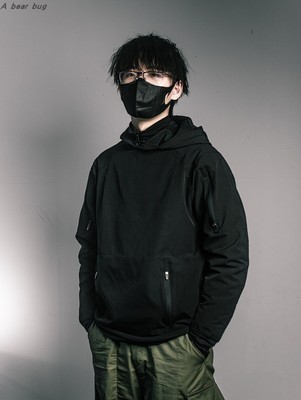 隐叔出品A bear bug非acr-s21-DS德国机能设计全天候连帽套头卫衣