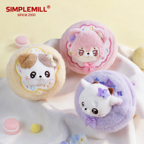 朴坊handspupu泡芙兜兜挂件毛绒玩具零钱包迷你小包生日礼物女生