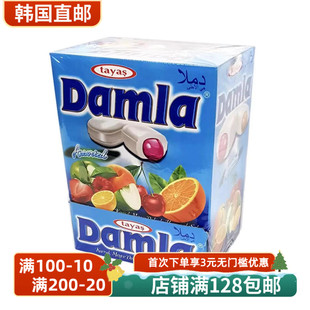 韩国直邮tayas夹心软糖七种口味柠檬樱桃草莓桃子苹果覆盆子橙子