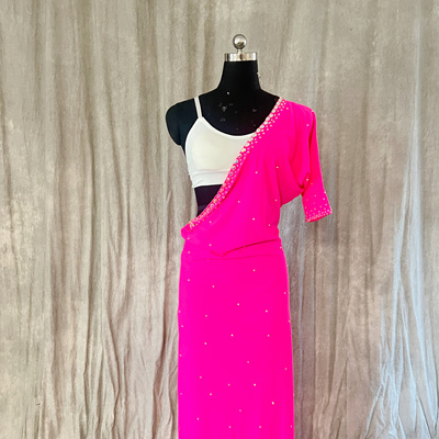 新款肚皮舞民俗袍子演出服表演服balady shabby 裸袍定制成人儿童