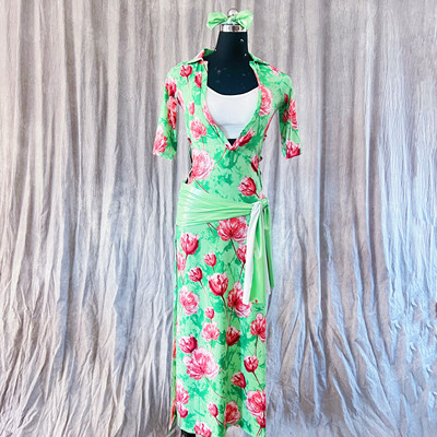 新款肚皮舞东方舞民俗袍子练功服练习服balady shabby saidi显瘦