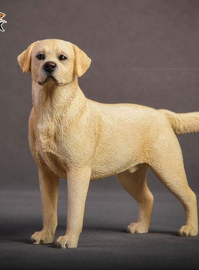 拉布拉多仿真高端汽车树脂