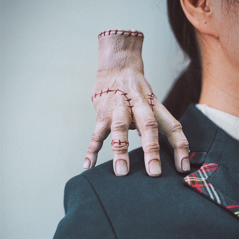 ZBOBTOYS断手模型 亚当斯一家Thing星期三周边哥特风桌面手办