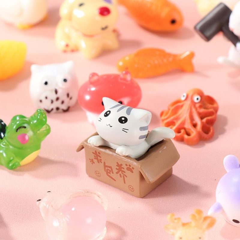 盲盒奖品小学生小动物盲袋礼物礼品奖励摆摊儿童玩具模型迷你仿真