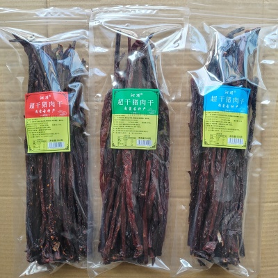 沁顶超干猪肉干净含量500克