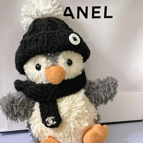 小红书花生企鹅娃衣钩织伴手礼