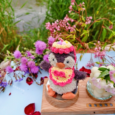 花生企鹅11衣服生日礼帽可爱着替