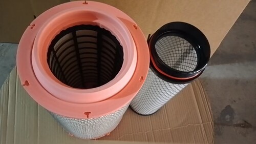 K2438空滤适用于新款国六陕汽德龙L5000空气滤芯PU2438德龙新款