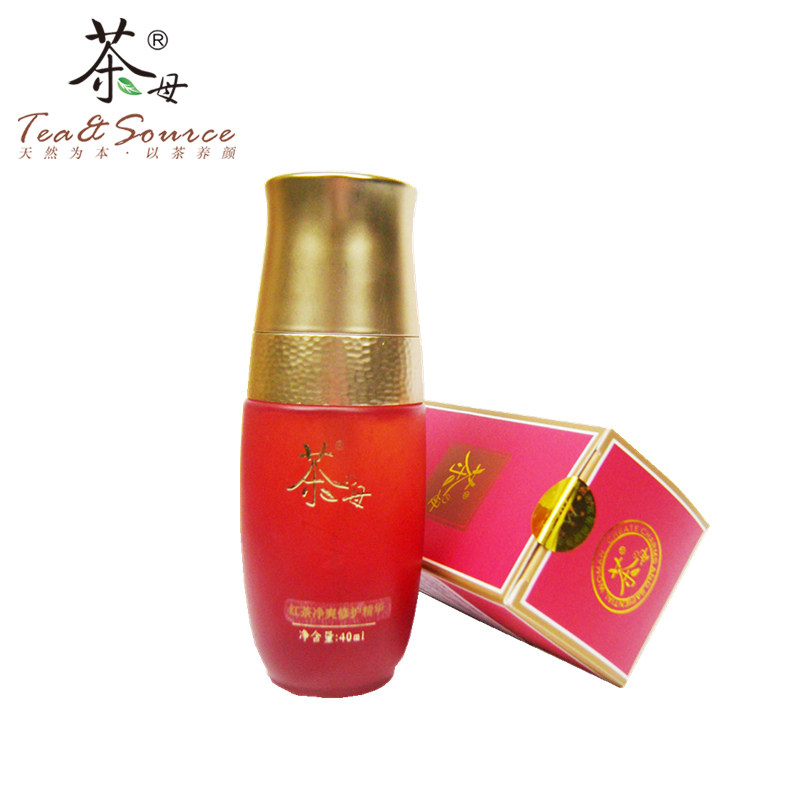 茶母 红茶净爽修护精华液40ml 补水平衡水油面部护肤控油锁水