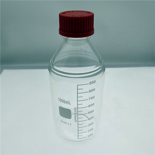 1000ml GL45螺口试剂瓶透明高硼硅玻璃耐140℃高温石油取样存样瓶