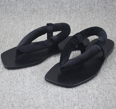 夹脚欧美平底简约女拖鞋