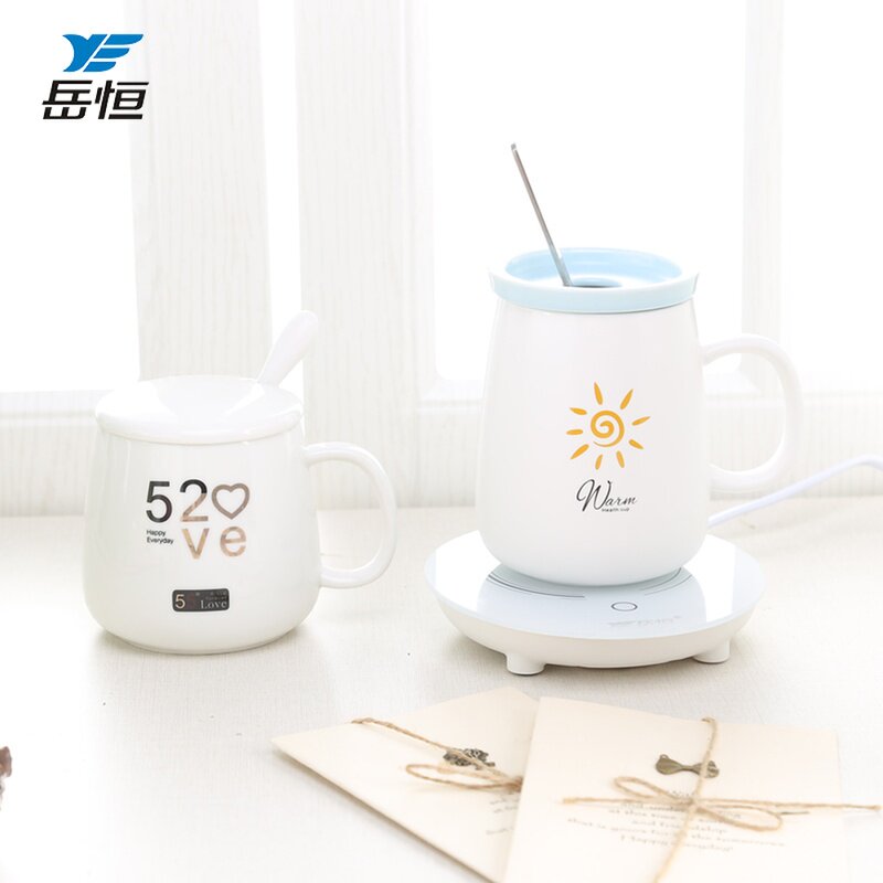 Mug constant temperature Ceramic cup Mug With cover originality constant temperature Cartoon heating Water cup Couples Cupin the Tableware , Cup/Cups/Kettle , Mug  category - from Buy2taobao.com to provide professional Taobao agent buy service