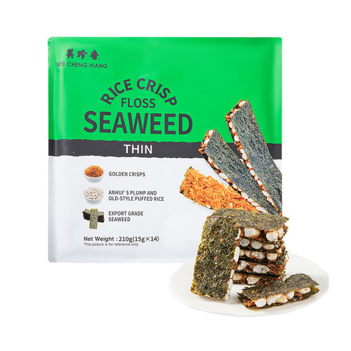 美珍香米酥肉松海苔片210g