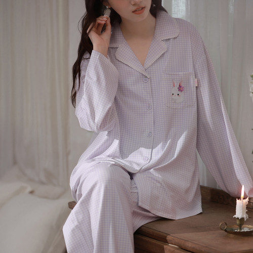 马克公主可爱小兔兔睡衣女秋长袖