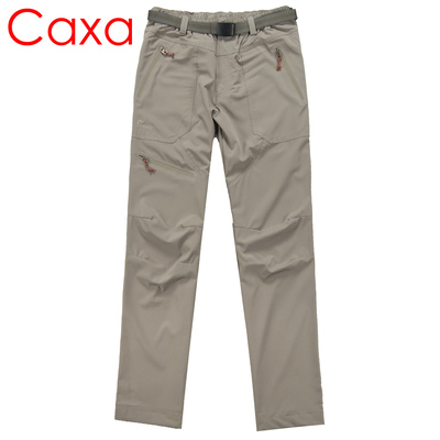 夏季弹力无缝男款户外caxa快干裤