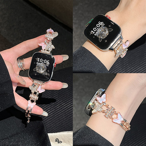 炫戴FIT3/4镶钻蝴蝶表带