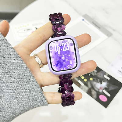 【新年限定紫】适用苹果手表表带AppleWatch S10树脂s987654运动iwatchs11时尚ultra男女生se腕带智能41/42mm