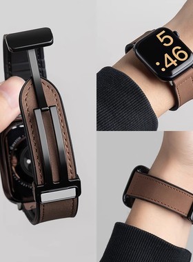 适用荣耀亲选Rossini手表2i表带新品磁吸疯马真皮质硅胶荣耀手环腕带智能男式运动女生高级感春夏非原装快拆