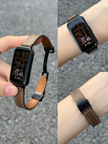 折叠扣设计 皮质腕带 高级舒适 展现腕间之