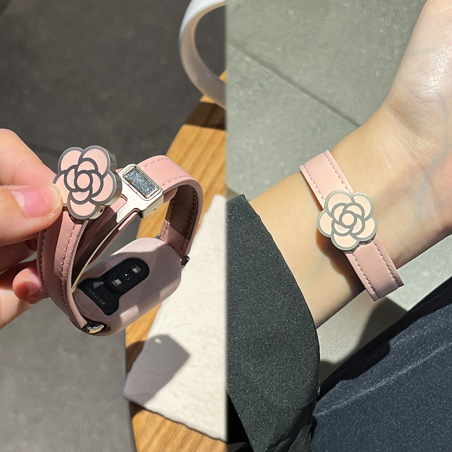 适用小米手环10表带手表9山茶花新款8腕带7NFC皮质系列陶瓷版智能运动真皮6男女款5秋冬JY保护壳套高级感专用