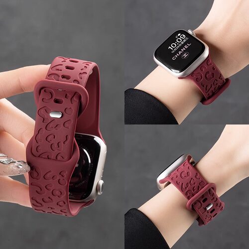 适用华为fit3手表表带猫爪纹watch FIT4/5pro新款硅胶fit2智能女士运动腕带fit一二三代男女款创意可爱配件