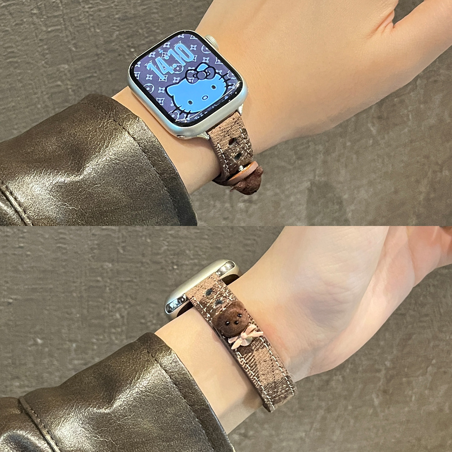 【领结小熊】适用华为fit4手表表带fit3皮质watch FIT4pro毛呢格子纹fit一二代男女款JY秋冬季智能腕表高级感,智能设备,智能手表手环表带/腕带,淘宝优惠券,粉丝福利购,淘宝优惠卷