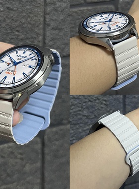 适用oppowatchX表带一加x3手表2智能watch4pro/3pro新款watch3/SE/2代OPPO手表硅胶磁吸男女款运动快拆式表带