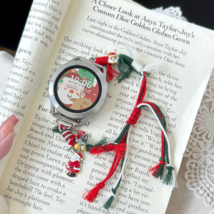 适用小米手表watchs4表带S3圣诞节智能运动腕带41mm女士WATCH5腕表拉绳XiaoMi腕带JY高级感s1pro男女款 秋冬