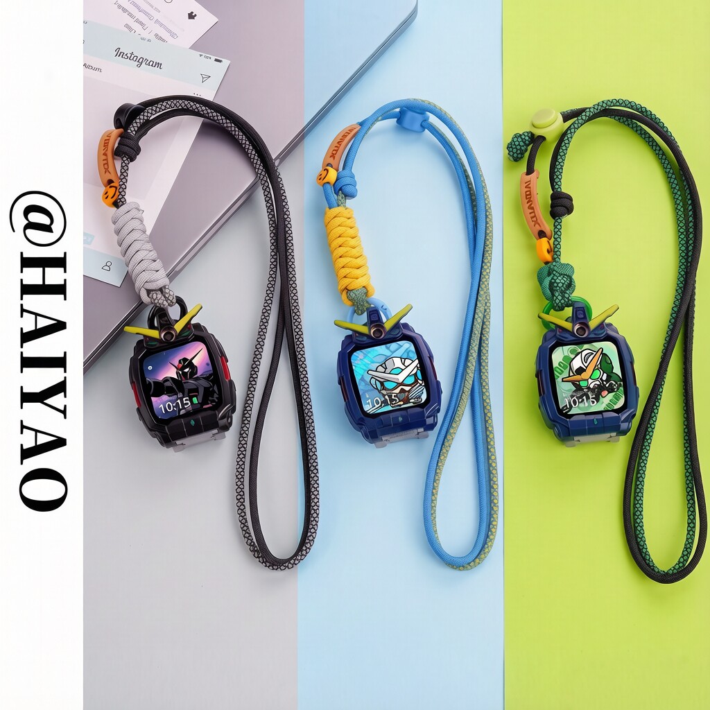 适用小天才z6pro手表带z12/z11/z8/z7/z10少年版/z9a挂绳保护壳套儿童电话z5腕带q3高颜值男女款挂脖套配件jw图片