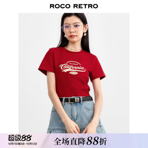 ROCO原创California印花短袖t恤