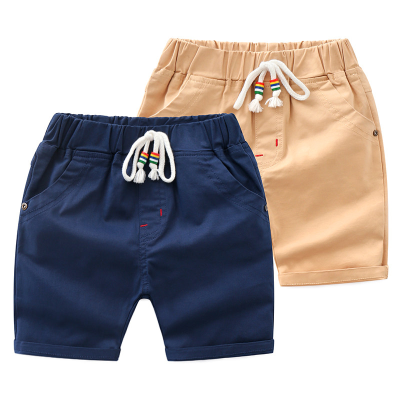 童装夏季短裤子宝宝休闲裤男童中裤儿童纯色沙滩裤休闲裤夏季,童装/婴儿装/亲子装,裤子,淘宝优惠券,粉丝福利购,淘宝优惠卷