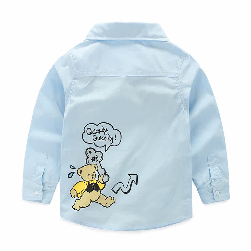 Chemise garcon à manche longue - Ref 2082161 Image 3