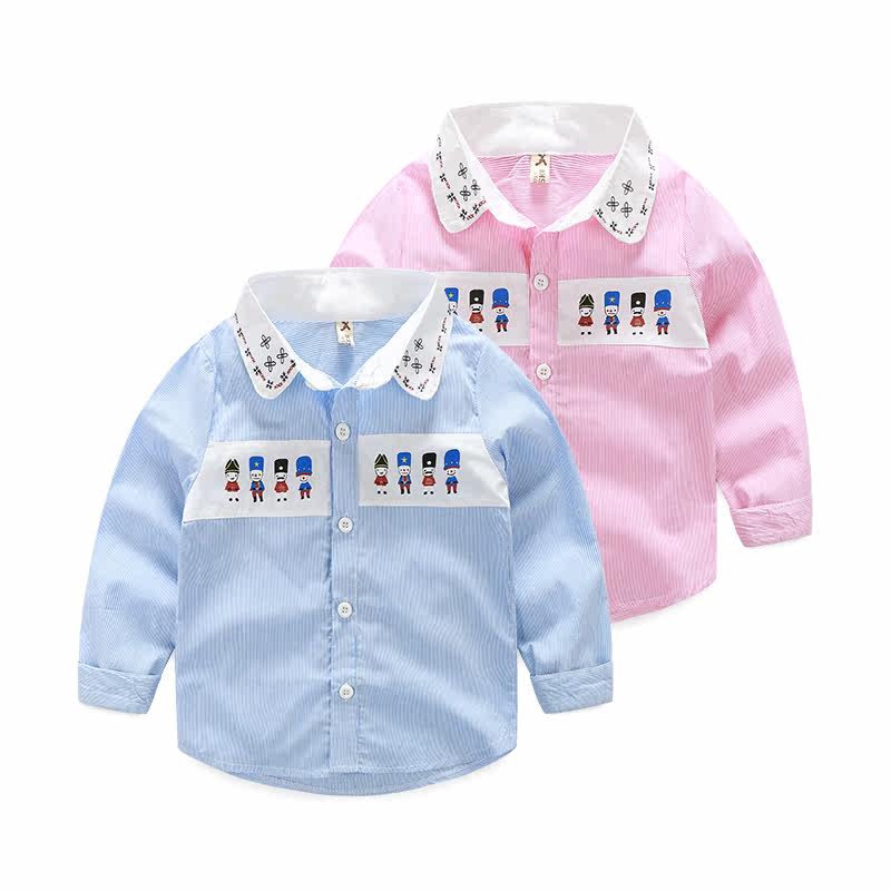 Chemise garcon à manche longue - Ref 2079393 Image 1