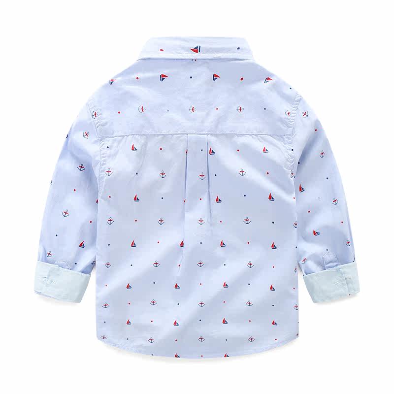 Chemise garcon à manche longue - Ref 2082160 Image 3