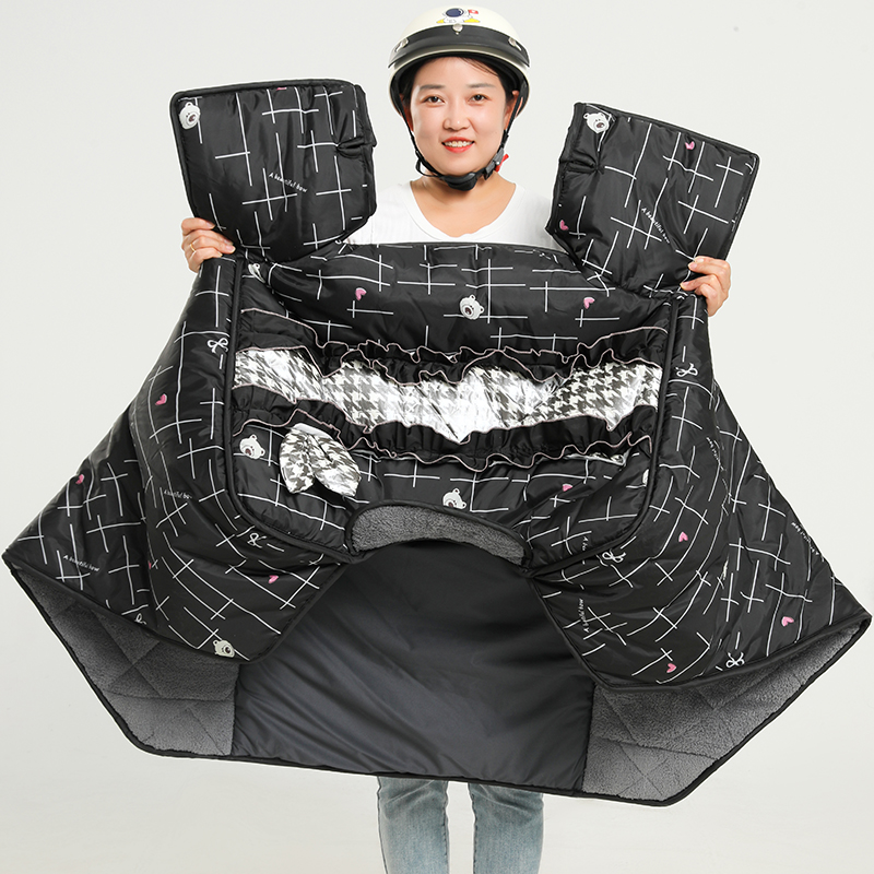 2025新款电动车挡风被加厚冬季加绒三轮车摩托车通用大包围