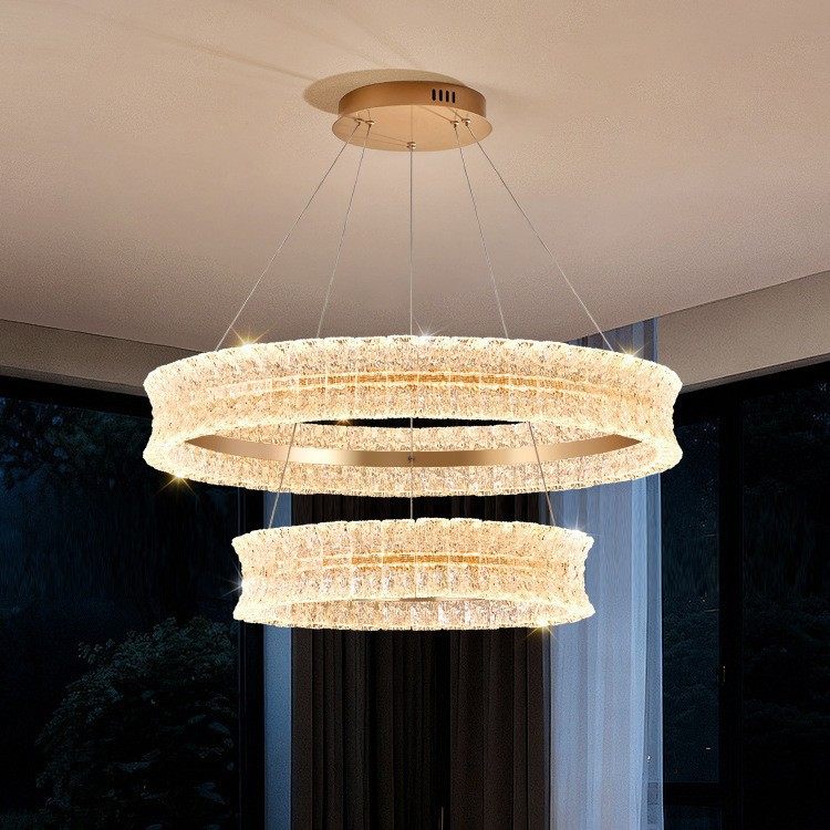 2026年新款轻奢水晶大吊灯客厅灯现代风简约主灯餐厅灯主卧室灯具,家装灯饰光源,客厅吊灯,淘宝优惠券,粉丝福利购,淘宝优惠卷