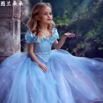 灰姑娘公主裙女孩迪士尼